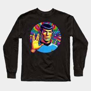 Spock in the Sky with Diamonds Long Sleeve T-Shirt